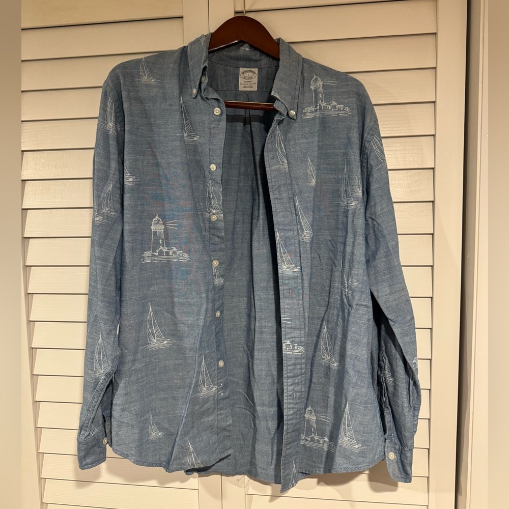 Brooks Brothers Casual Nautical Button Down